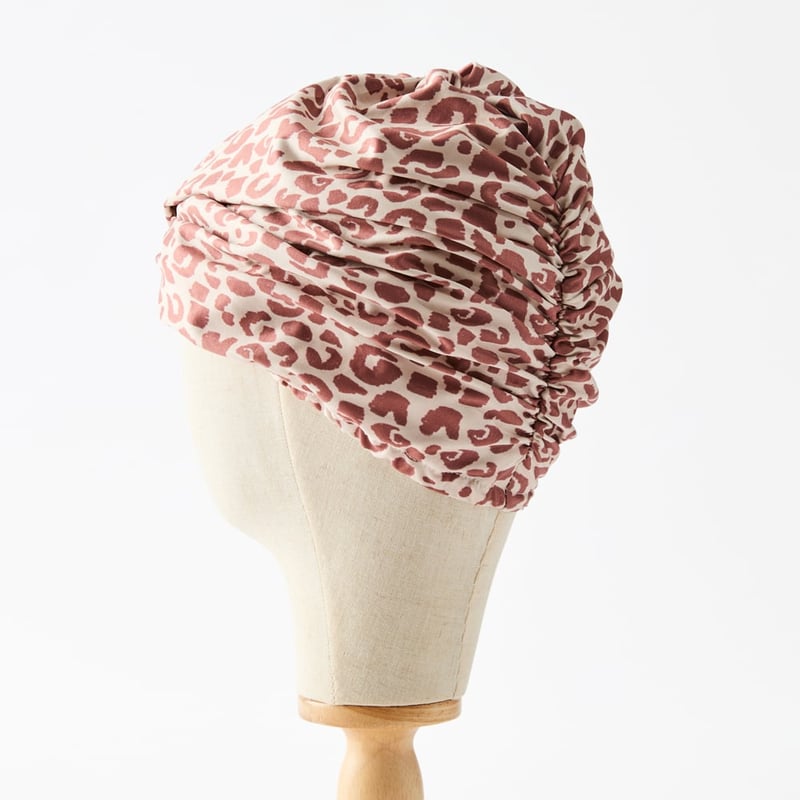 Printed Sorrento Leopard Shower Cap 
