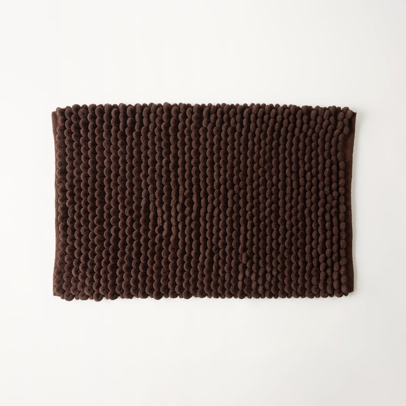 Chunky Bobble Chocolate Bath Mat