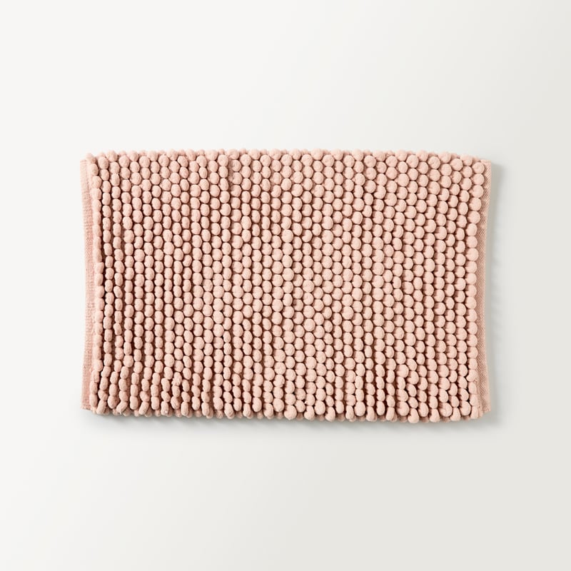Chunky Bobble Pearl Pink Bath Mat
