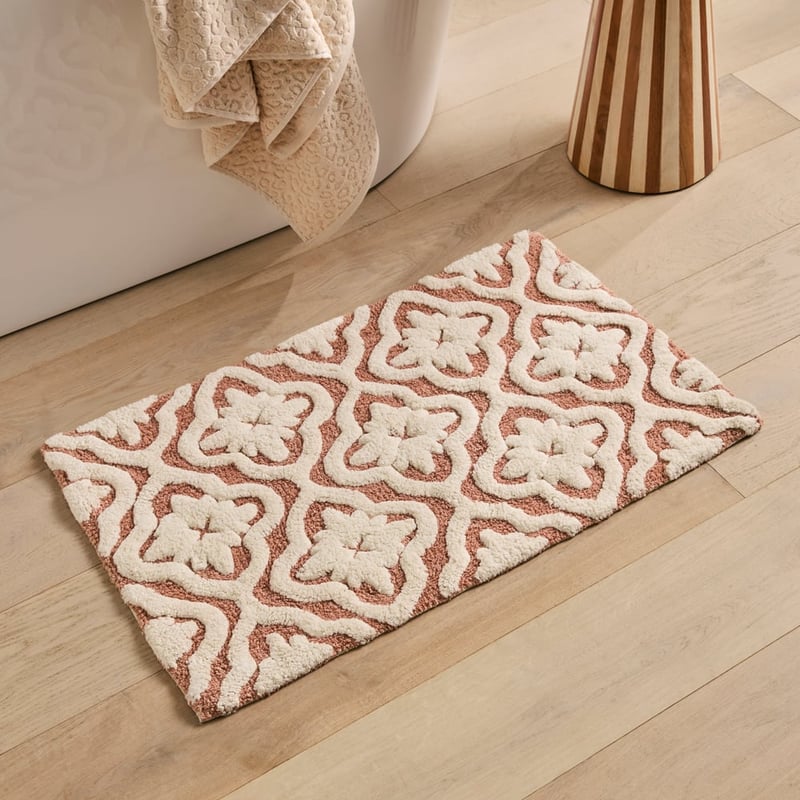 Windsor Tile Earth Bath Mat
