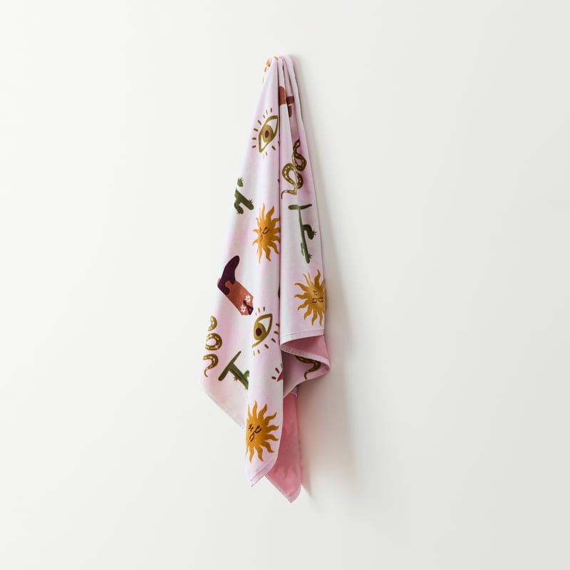 Coastal Cowgirl Luxe Velour Beach Towel