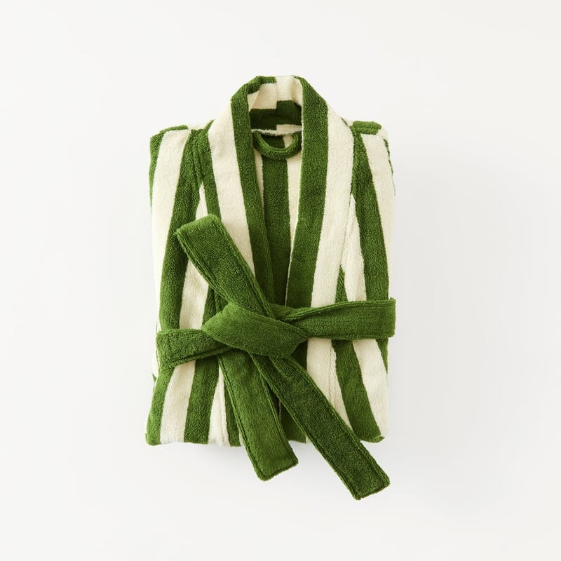 Whitehaven Green Terry Textured Beach Robe