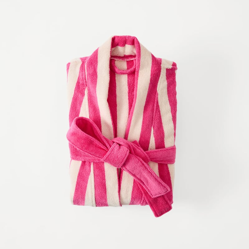 Whitehaven Pink Terry Textured Beach Robe