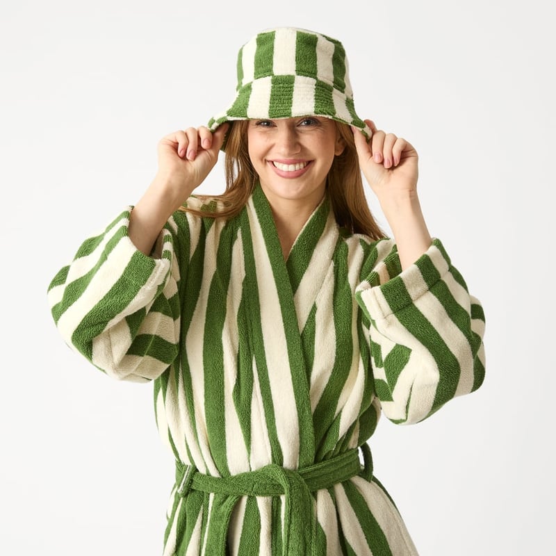 Whitehaven Green Terry Textured Bucket Hat