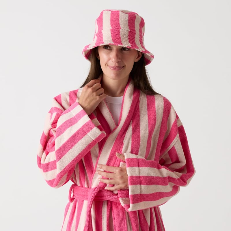 Whitehaven Pink Terry Textured Bucket Hat