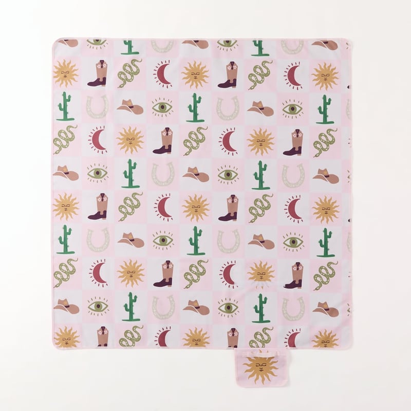 Coastal Girl Picnic Rug