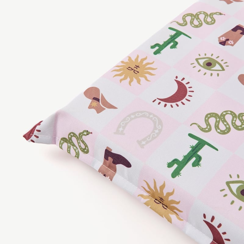 Coastal Cowgirl Padded Canvas Beach Chair