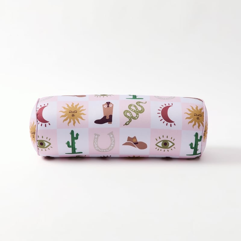Coastal Cowgirl Cylinder Beach Pillow