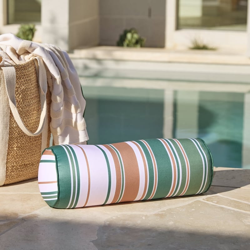 Hastings Stripe Cylinder Beach Pillow