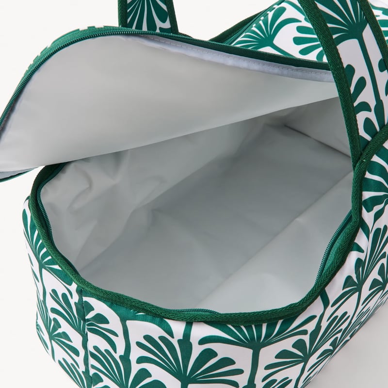 Green Palm Picnic Cooler Bag