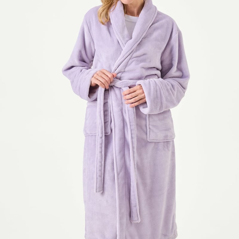 Ultra Soft Lilac Bathrobe