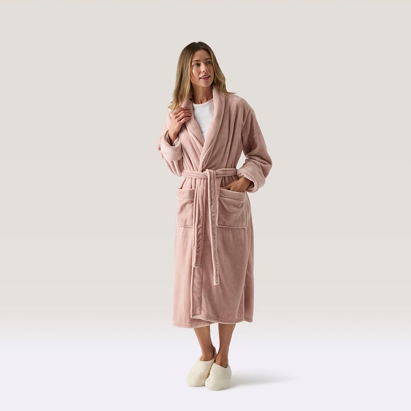 Ultra Soft Rose Bathrobe