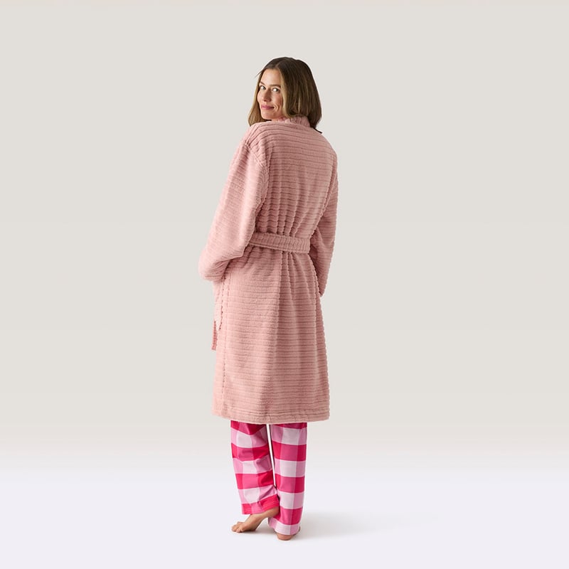 Miller Antique Pink Australian Cotton Bath Robe