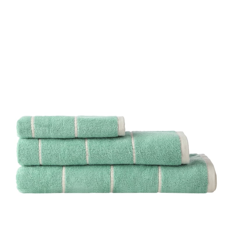 Bethany Aqua Stripe Towel Range