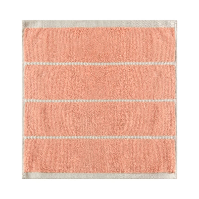 Bethany Coral Stripe Face Washer 3 Pack