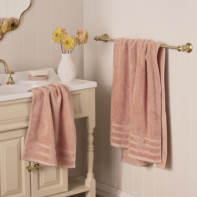 Flinders Soft Salmon Towel Range
