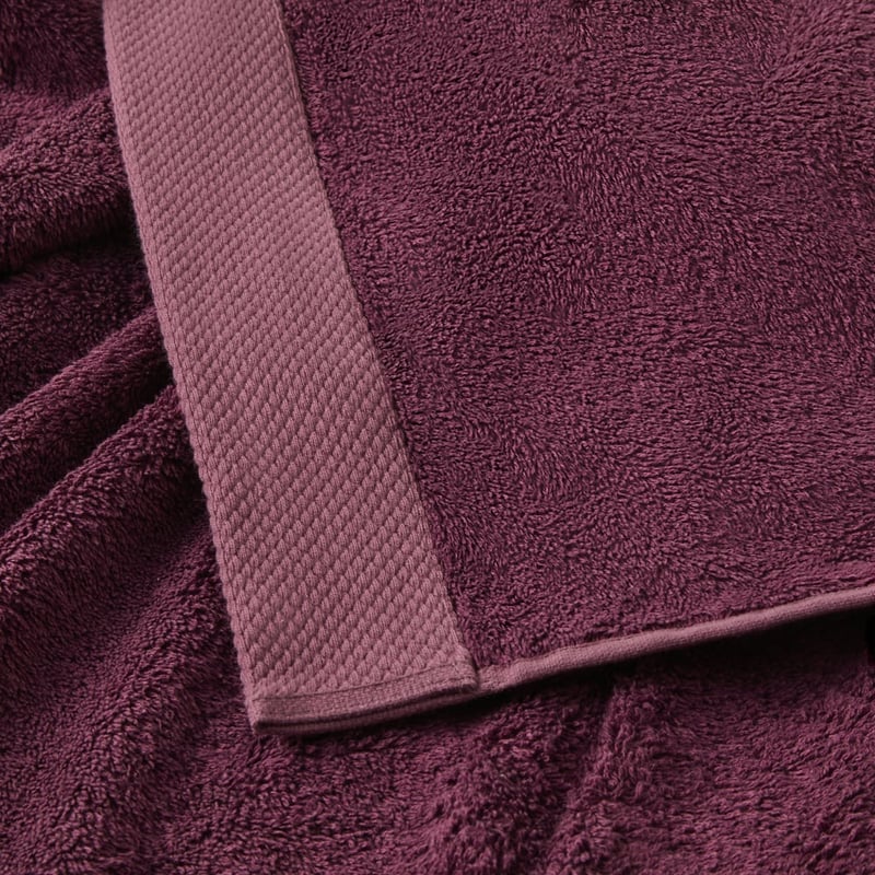 Navara Wine Cotton Bamboo Towel Range