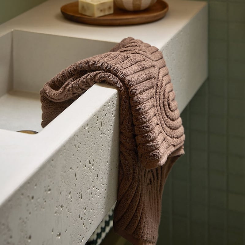 Archie Truffle Towel Range
