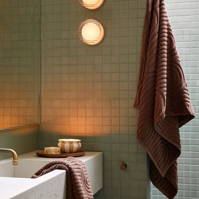 Archie Truffle Towel Range