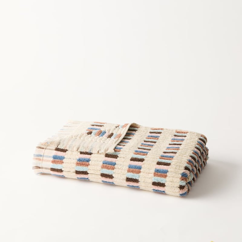European Willow Chocolate Multi Turkish Cotton Towel Range