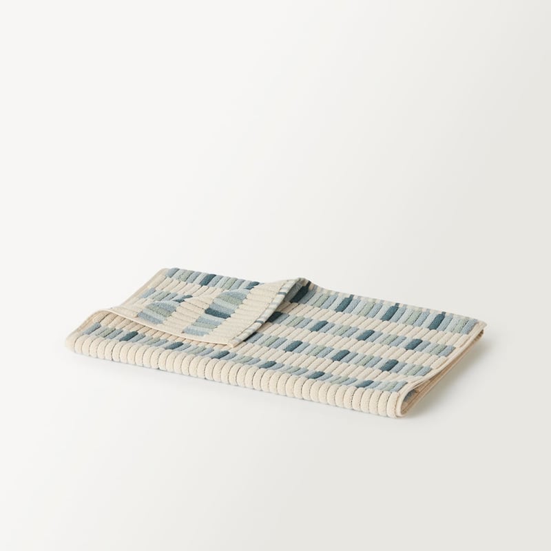 European Willow Sea Blue Multi Turkish Cotton Towel Range