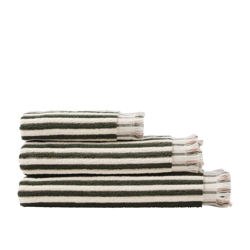 European Sophia Spinach & Bran Turkish Cotton Towel Range