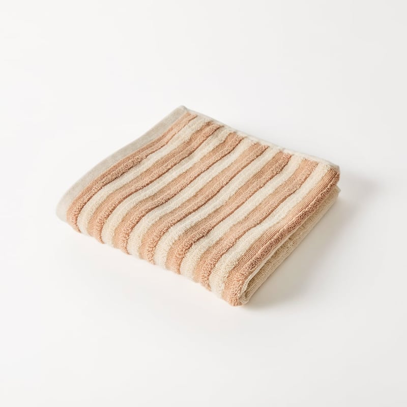 Greenwich Natural Stripe Towel Range