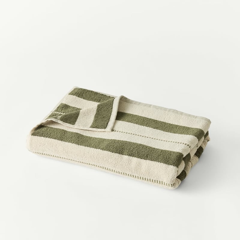 Murphy Moss Stripe Towel Range