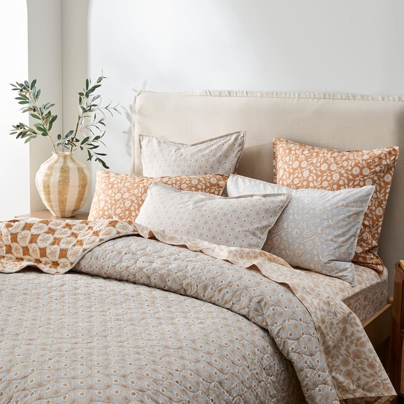 Aasha Sandstorm Quilted Coverlet Separates