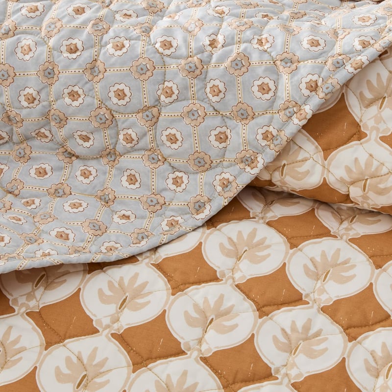 Aasha Sandstorm Quilted Coverlet Separates