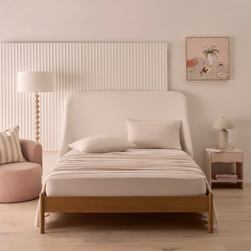 Flannelette Plain Dye Sand Sheet Set