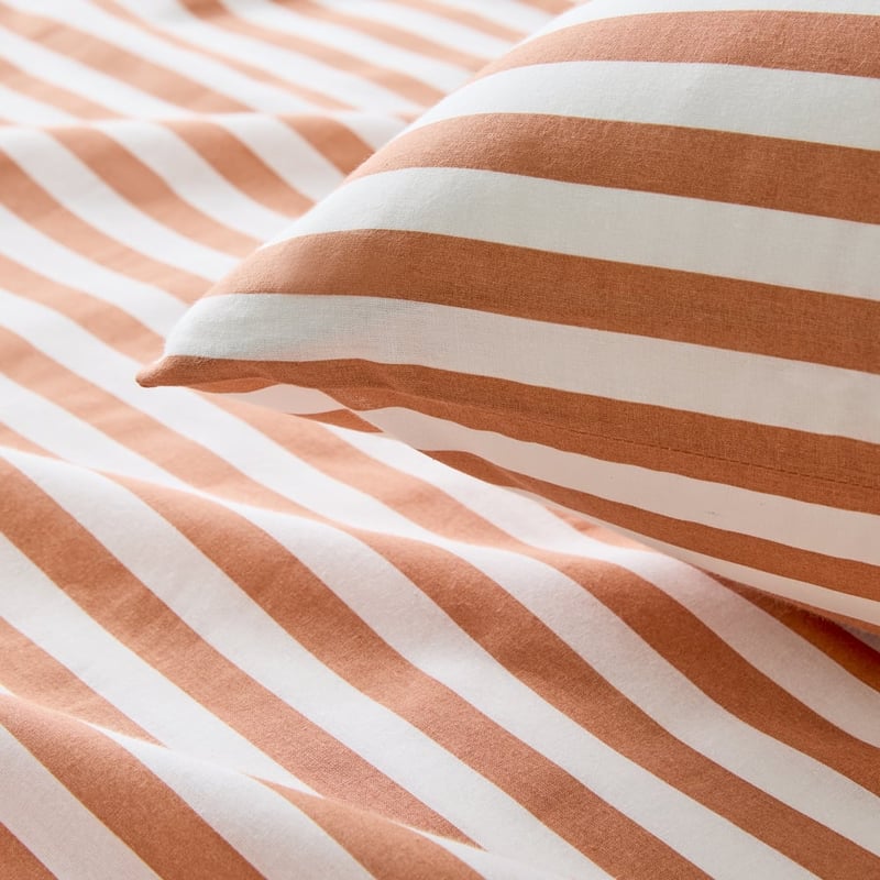 Printed Percale Cork & Natural Sheet Set