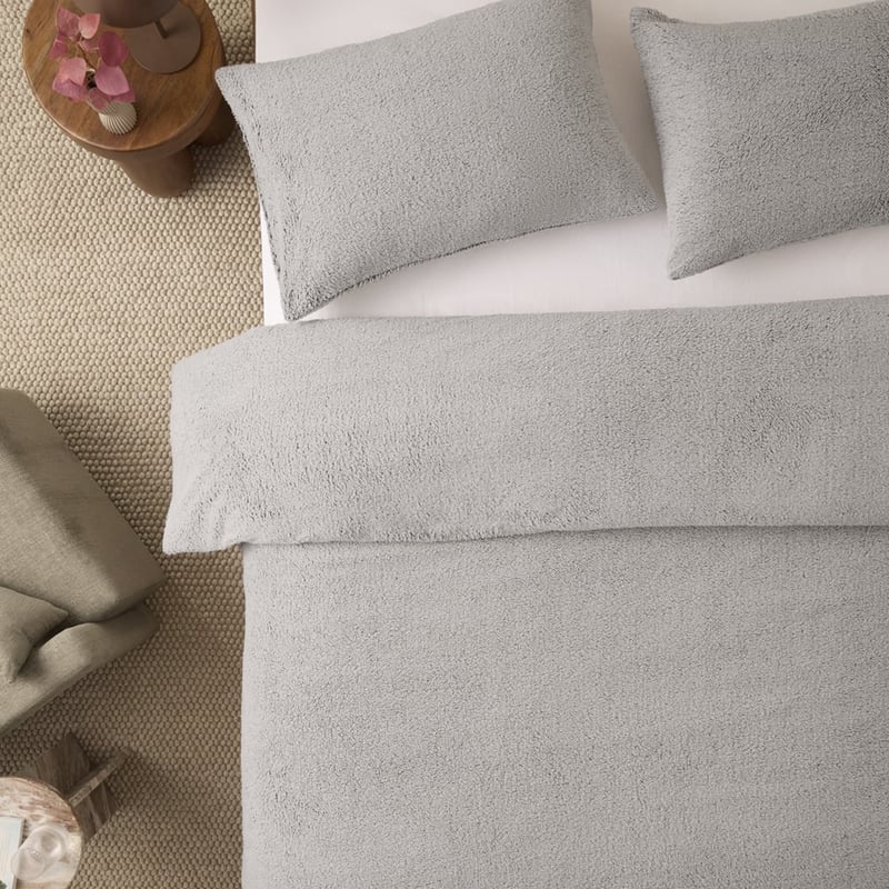 Sherpa Grey Marle Quilt Cover Set