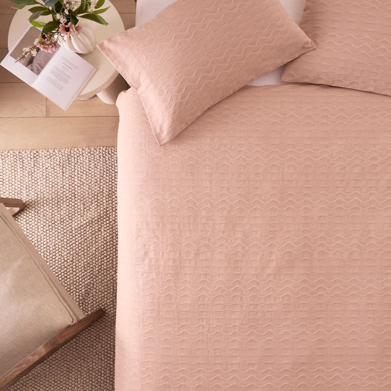 Marli Clay Matelasse Quilt Cover Set