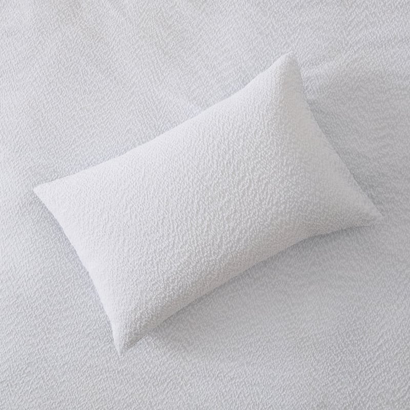 Bailey Boucle Ice Blue Quilt Cover Set