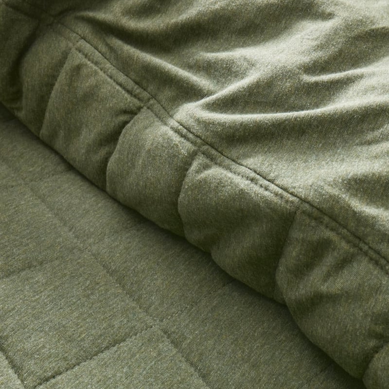 Niko Forest Marle Jersey Quilted Quilt Cover Set