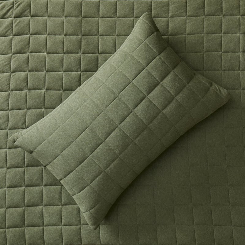 Niko Forest Marle Jersey Quilted Quilt Cover Set