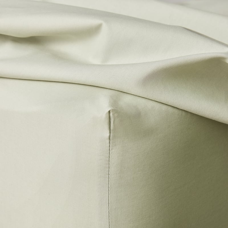 Piped Cotton Green & Forest Sheet Set