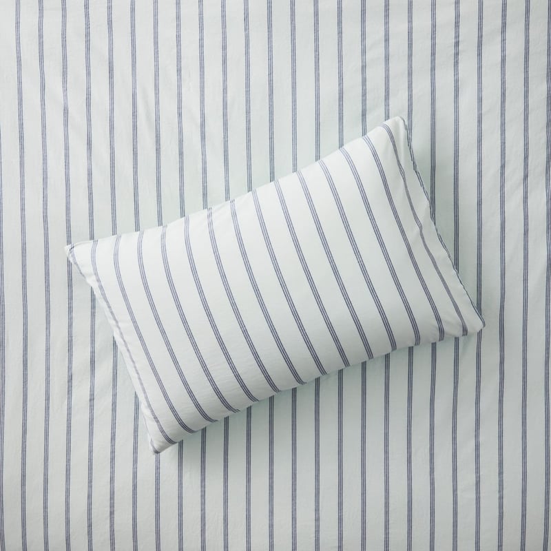 Billie Green & Blue Stripe Quilt Cover Set
