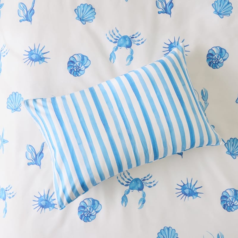 Lobster Love Blue Quilt Cover Set
