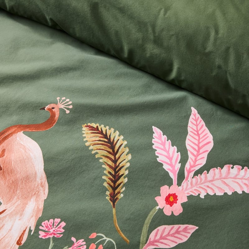 Allegra Green Quilt Cover Set