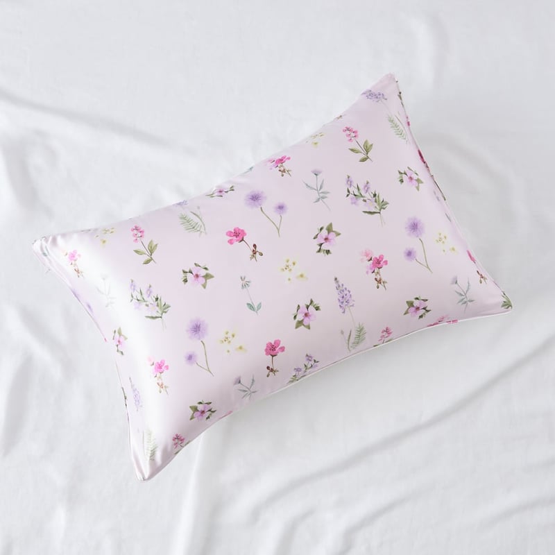 Pure Silk Audrey Floral Printed Pillowcase