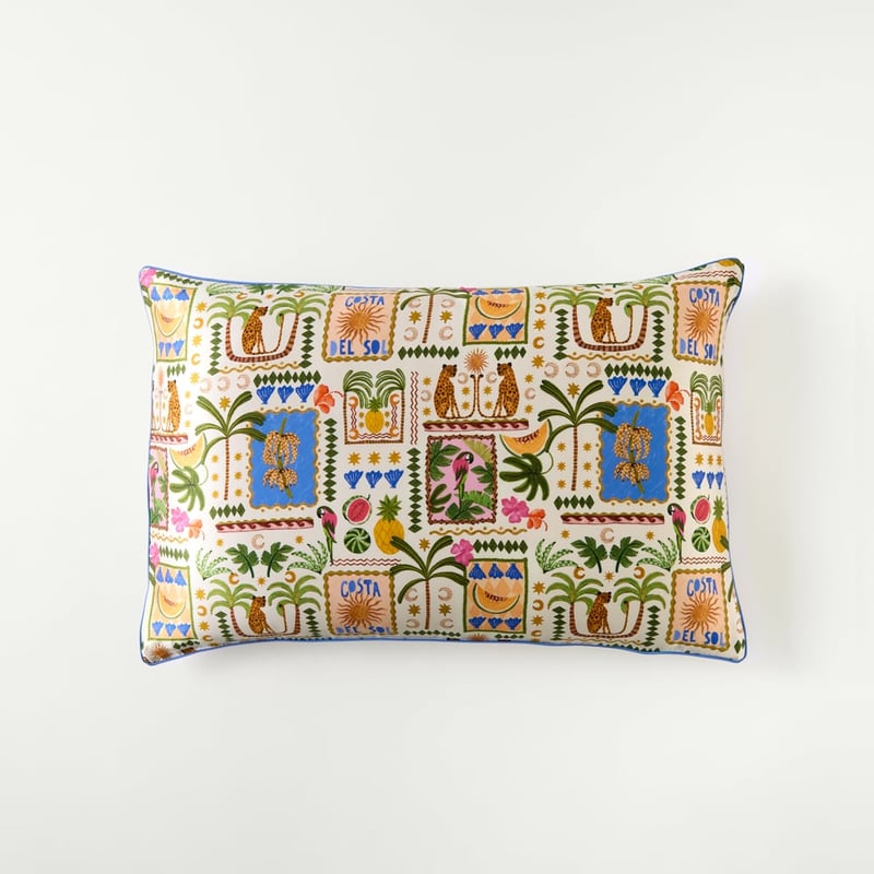 Pure Silk Costa Del Sol Pillowcase