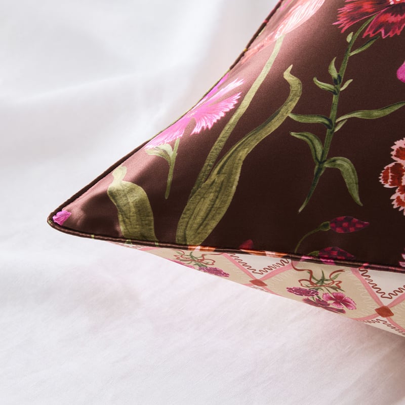 Rosalie Floral Pure Printed Silk Pillowcase