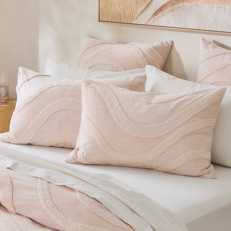 Capri Petal Tufted Pillowcases