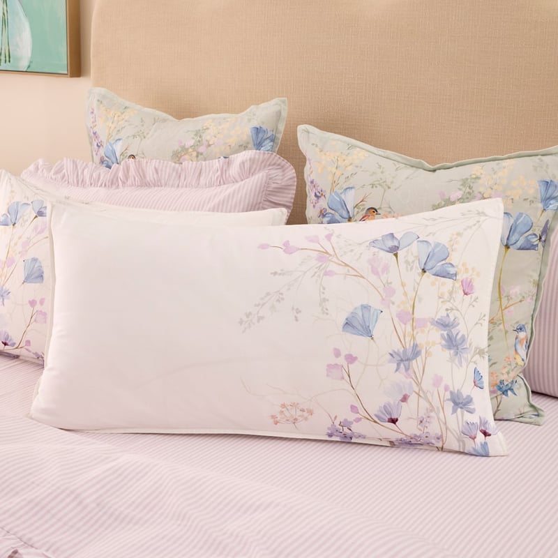 Lilah Floral Cashmere Blue Pillowcases