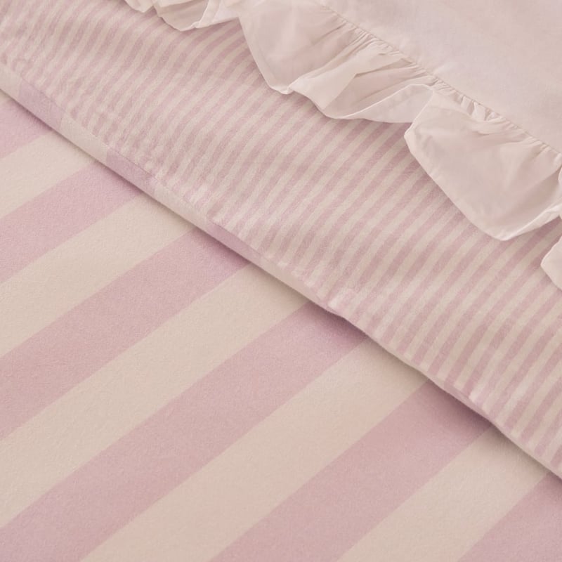 Ruffle Orchid Stripe Quilt Cover Set + Separates