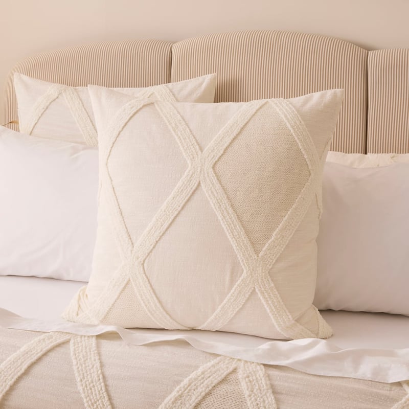 Levi Natural Tufted Quilt Cover Separates