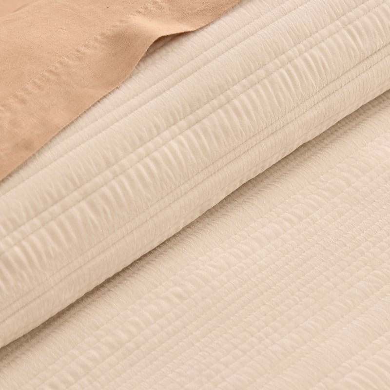 Brooks Natural Velvet Quilted Quilt Cover Separates