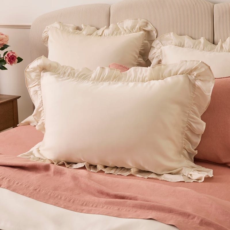 Lyocell Magnolia Ruffle Quilt Cover Set + Separates
